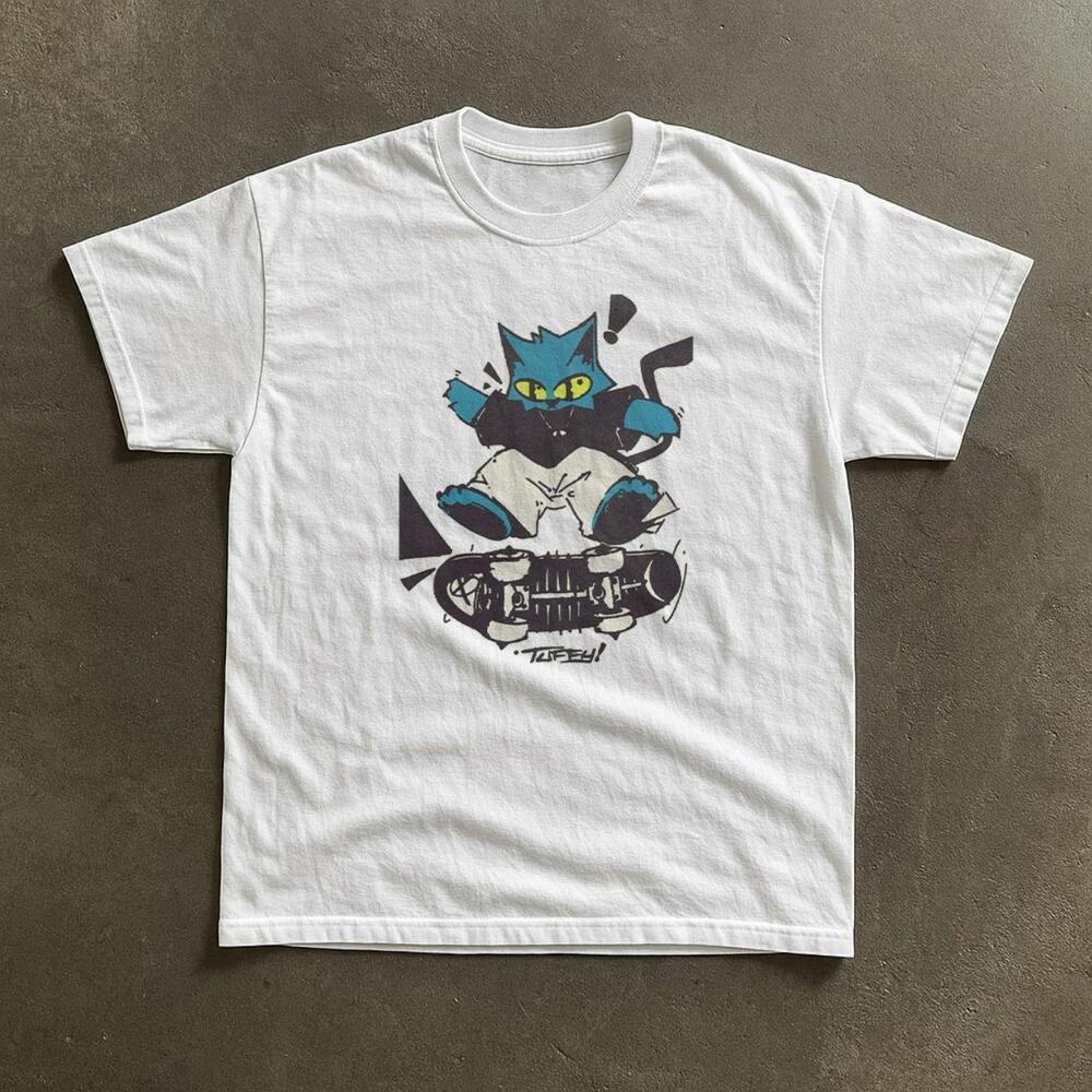 Gildan Skater Cat Tuffy  T-Shirt